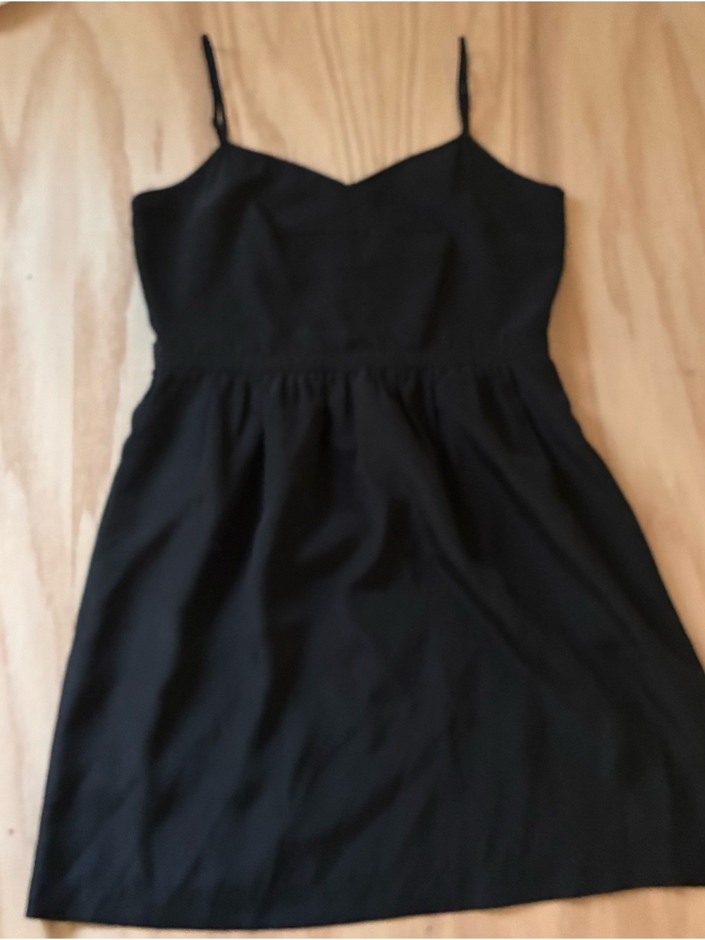 J. Crew Classic Black Spaghetti Strap Dress - Timeless Women’s Style Size 8